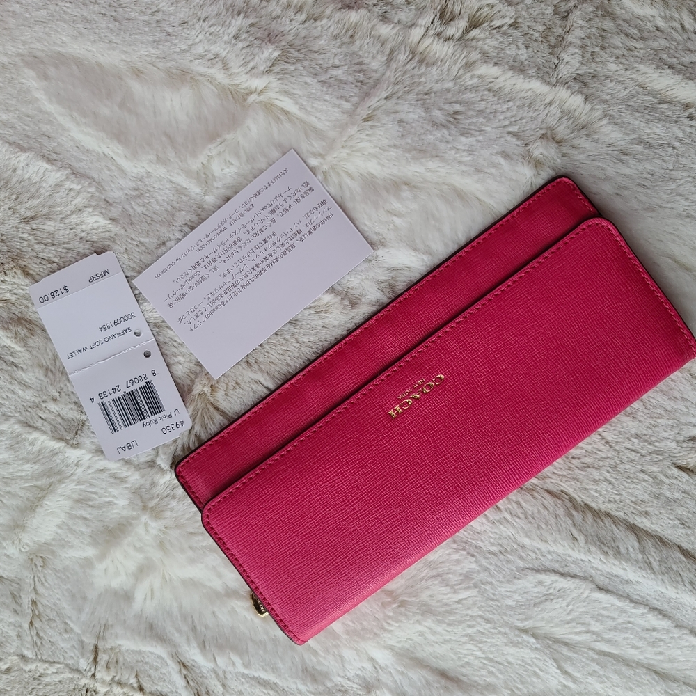 Coach Bright Magenta Wallet